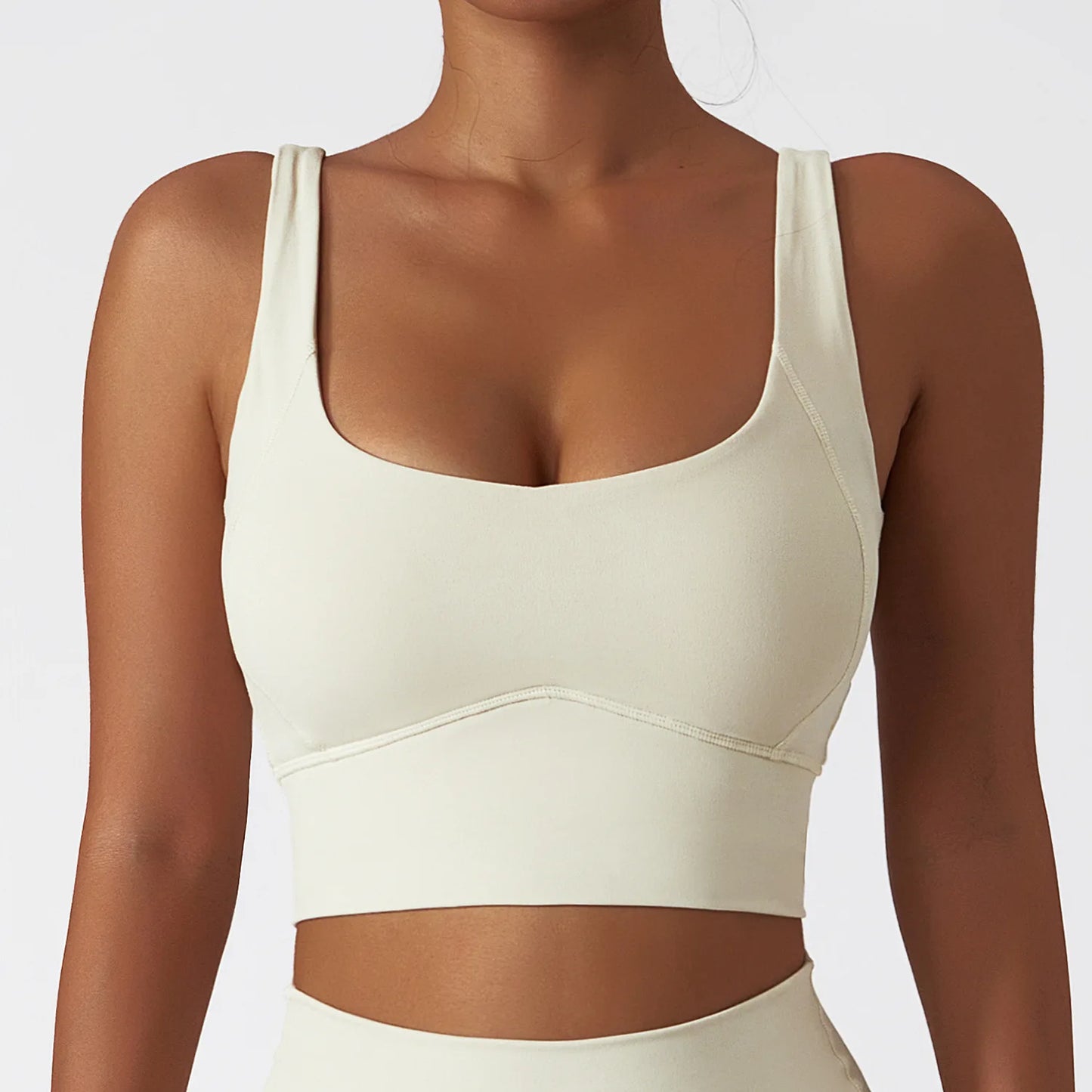 Women's Yoga Crop Top Sports Bra | Athletic Comfort