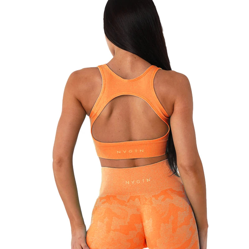 Push-Up Sports Bra with Full Coverage and Lift