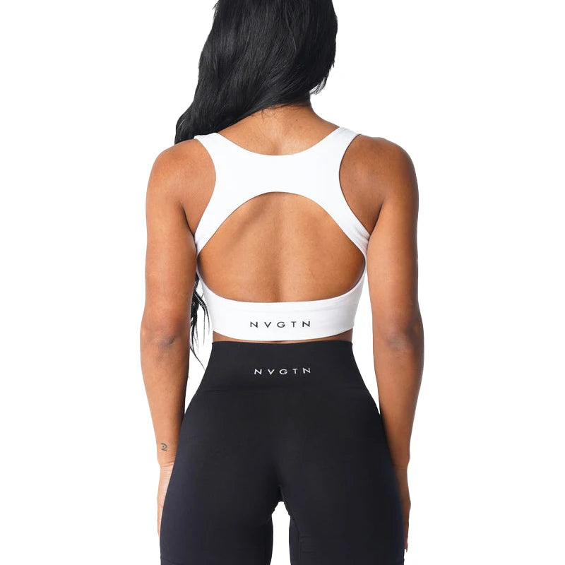 Push-Up Sports Bra with Full Coverage and Lift