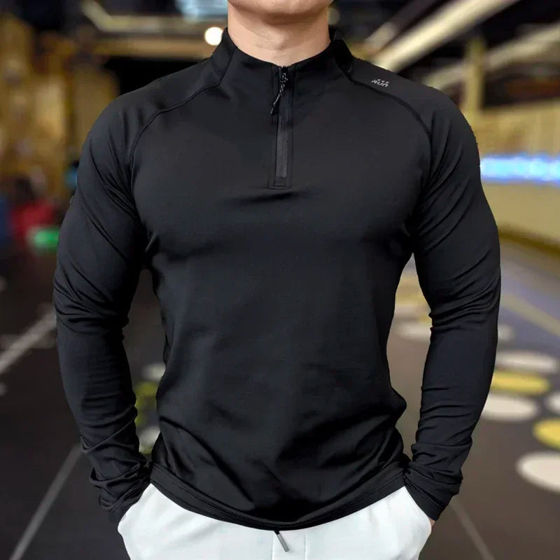 Autumn Men's Slim Fit Sports Top | Athletic Wear | Comfort