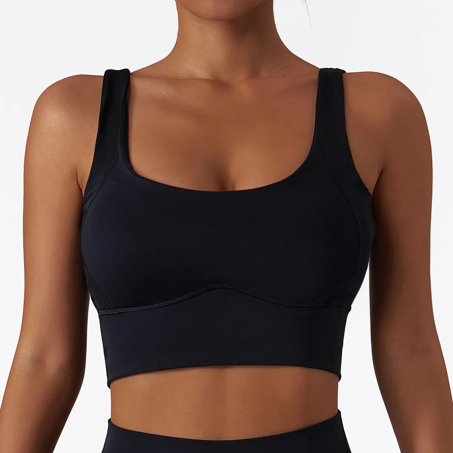 Women's Yoga Crop Top Sports Bra | Athletic Comfort