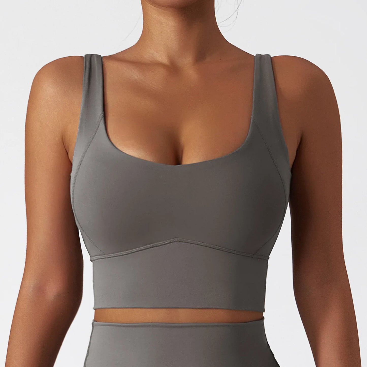 Women's Yoga Crop Top Sports Bra | Athletic Comfort