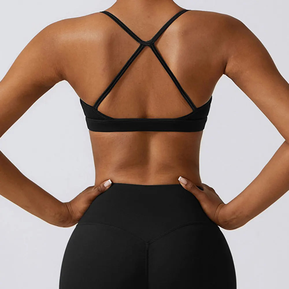 Women's Crop Top Workout Sports Bra | Fitness Essential