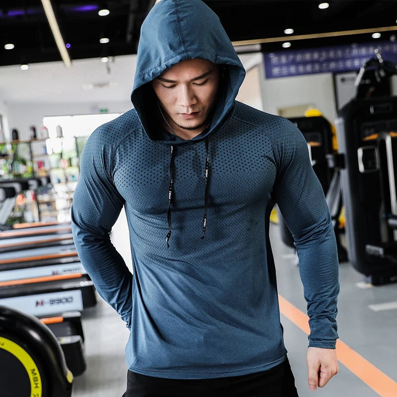 Mens Fitness Tracksuit Running Sport Hoodie - Strive Gymwear