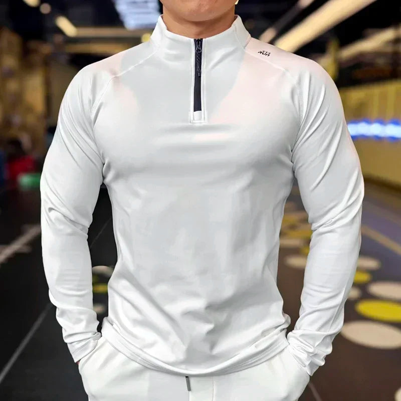 Autumn Men's Slim Fit Sports Top | Athletic Wear | Comfort