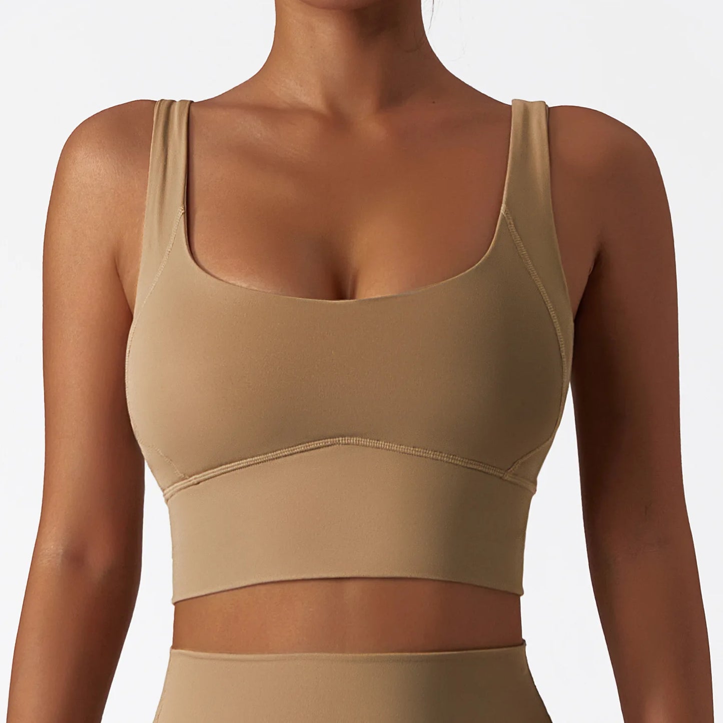 Women's Yoga Crop Top Sports Bra | Athletic Comfort