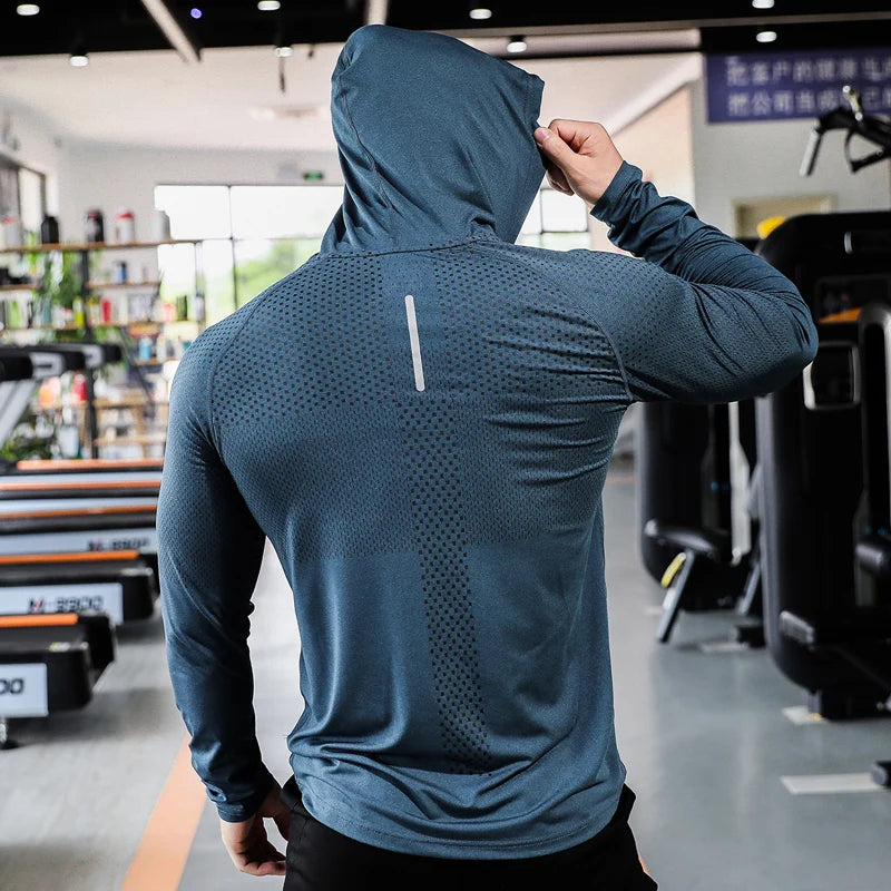 Mens Fitness Tracksuit Running Sport Hoodie - Strive Gymwear